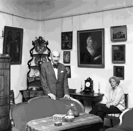 Eugeniusz Geppert w swojej pracowni
