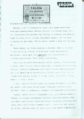 Moja szkoła, jej historia i wspomnienia