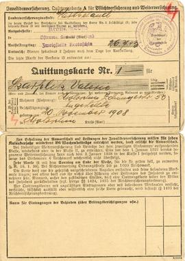 Quittungskarte