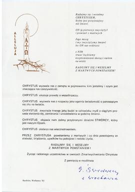 Życzenia Wielkanocne