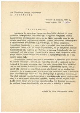 Poręczenie za Wenancjusza Kowalskiego