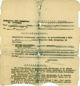 Zawiadomienie o umorzeniu dochodzenia