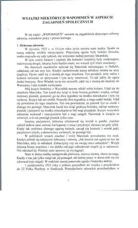 Wspomnienia Ksawerego Jaroszuka