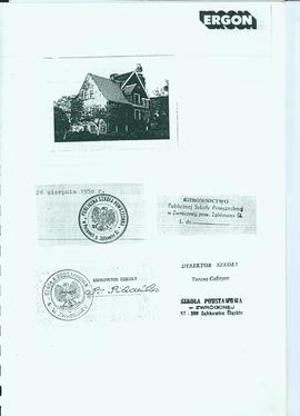 Moja szkoła, jej historia i wspomnienia