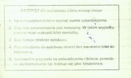 Bilet miesięczny