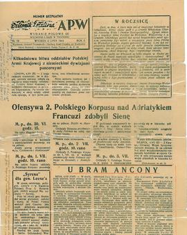 Dziennik Żołnierza Armii Polskiej na Wschodzie