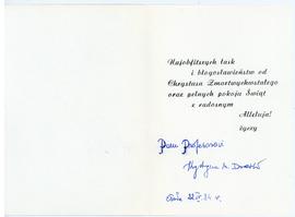 Kartka z życzeniami Wielkanocnymi