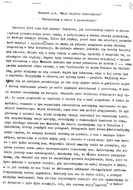 Dorastałam w walce o przetrwanie
