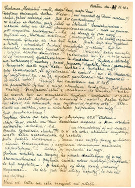 List od Danuty Paleńskiej